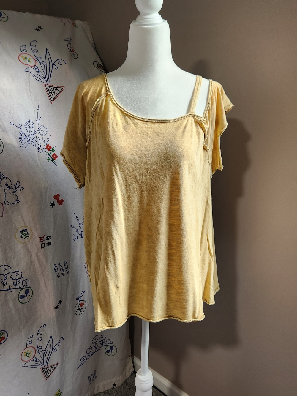 We The Free Off-the-Shoulder Short Sleeve Top